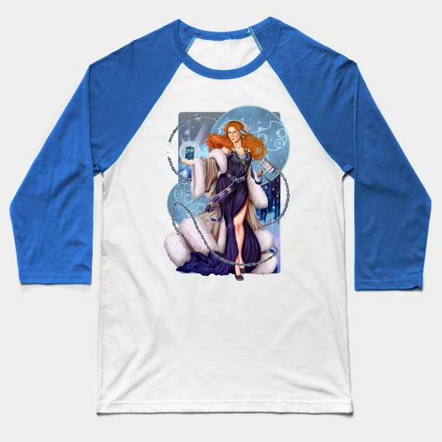 Donna Noble Baseball T-Shirt by AnnaSassi